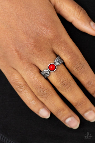 Awesomely Arrow Ring - Red